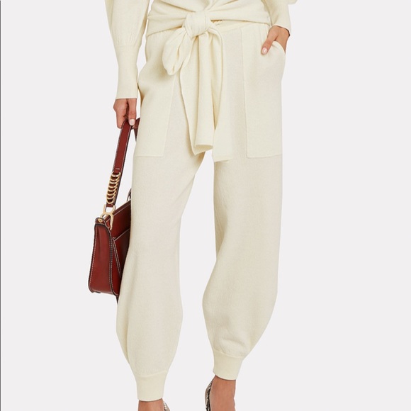 ULLA JOHNSON sweater bow cream Size S - Picture 4 of 13